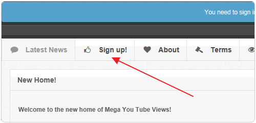 Megaviews.io註冊一個賬號