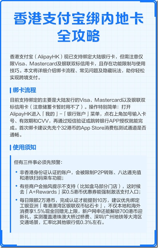 香港支付寶綁內地卡全攻略01 香港支付寶綁內地卡全攻略01