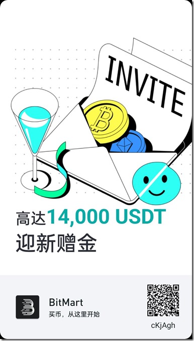 BitMart 邀请海报